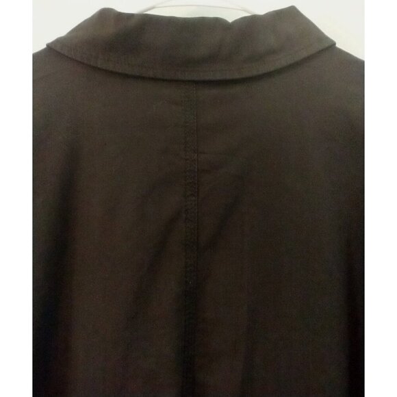 EVRI Womens Plus Cropped Canvas Utility Jacket Boxy Pockets Black - 2X NWT - Picture 10 of 11